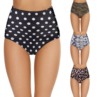 [beodmcio.cl] Pantalones Cortos De Baño De Bikini De Talle Alto Para Mujer Traje (3)