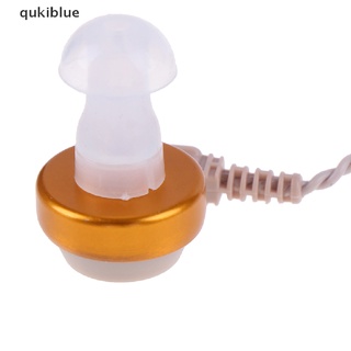 Qukiblue Hearing Aid Unilateral Cord Wire+BTE Hearing Aid Receiver Amplifier Speaker CL