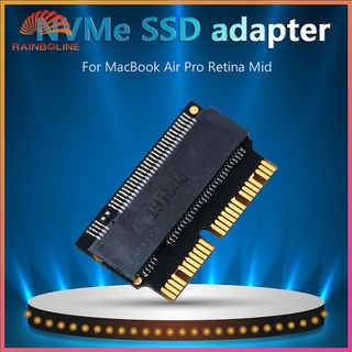 Rain_m.2 NVME SSD adaptador de tarjeta para MacBook Air Pro Retina Mid NVME Kits actualizados
