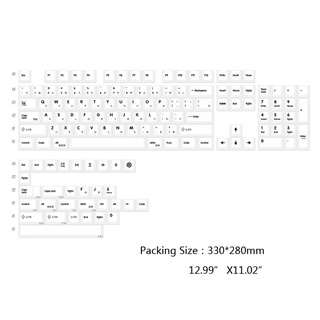 Nama PBT 135 Key Cherry Profile DYE-Sub Keycap minimalista Theme Keyboard Cap (2)