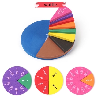 wattle 51 piezas aprender suma y resta instrumento de enseñanza ayudas fracción puntuación pregunta demostrador eva montessori redondo regalos juguete estudiante herramientas de enseñanza