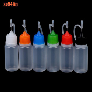 [XOITN]5 botellas de aguja exprimibles de 10 ml para ojos, líquido, gotero, muestra, botella de gota (1)