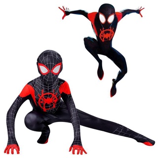 Spider-Man : En El Traje De Verse Niños Adulto Miles Morales Cosplay