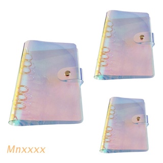 mnxxx 6 agujeros pvc hoja suelta carpeta cuaderno bloc de notas cuaderno cuaderno de bocetos diario de negocios agenda