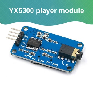 1PCS YX5300 UART TTL Serial Control MP3 Reproductor De Música Módulo Soporte MP3/Ond Micro SD/SDHC Tarjeta Para Arduino/AVR/ARM/PIC 3.2-5.2V DC LAN