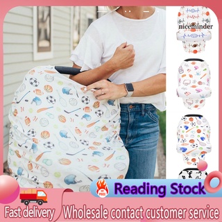 Nice_Multifuncional a prueba de viento asiento de coche para bebé, bufanda de lactancia, toalla de lactancia
