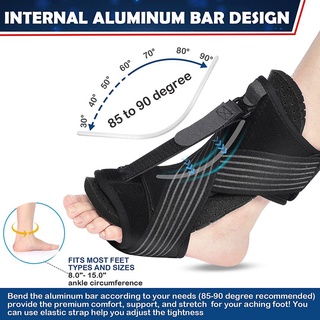 Breathable Foot Support Plate Drooping Ankle Orthosis Splint Stroke Protector