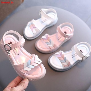 GRANDE DAS NOVA Sandalias para niñas De verano 2021 nueva versión Coreana De niños s zapatos grandes para estudiantes poco Princesa Plana