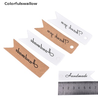 [colorfulswallow] 100 etiquetas Vintage de papel Kraft/precio/tarjeta de manualidades/nombre de bricolaje/etiquetas de boda Favor caliente