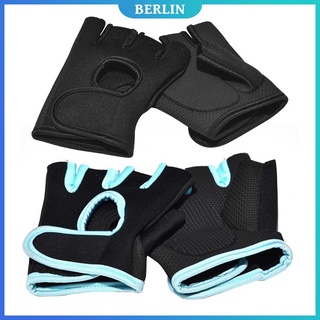 (berlín) guantes deportivos de medio dedo para ciclismo, transpirables, antideslizantes
