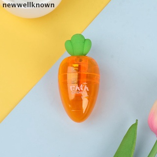 [newwellknown] 1 pza sacapuntas/afilador mecánico De zanahoria tierna con goma