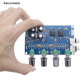 [Kacomeis] NE5532 Preamp Pre Amplifier Audio Adjustment Plate Double AC12V HIFI Amplifier DSGF