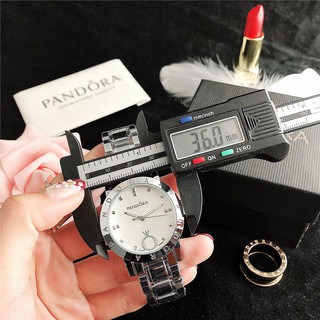 Pandora de lujo de las mujeres reloj de moda Casual de acero inoxidable reloj para las mujeres Jam Tangan Wanita novia (9)