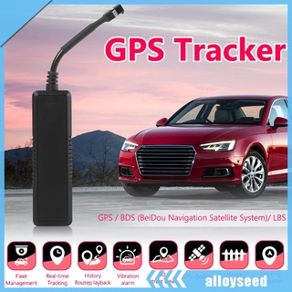 (aleación) 1pcs nuevo mini coche GPS GPRS rastreador dispositivo vehículo GSM seguimiento en tiempo real
