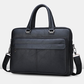 los hombres de negocios tote retro maletín de hombro bolsa de mensajero bolsa de ordenador portátil bolso bolso bolso para los hombres (9)