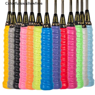 Colorfulswallowfree Breathable Anti-slip Sport Grip Sweatband Tennis Tape Badminton Racket Sweatband BELLE
