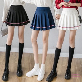 mujer mini falda plisada de talle alto skater faldas de tenis skort con pantalones cortos de la escuela chica uniforme (2)