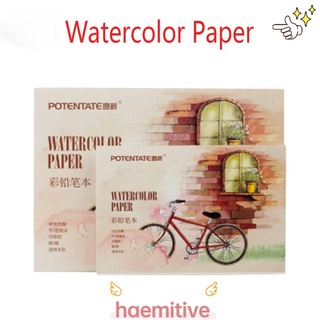 HAEMITIVE Hot Sketch album School Painting Pad Watercolor Paper Drawing New Art Supplies Student Colored Pencil Book