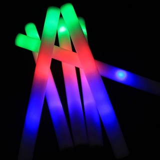 [sudeyte] luminoso led resplandor de luz palo de espuma varita de espuma concierto rendimiento fiesta prop juguete para niños
