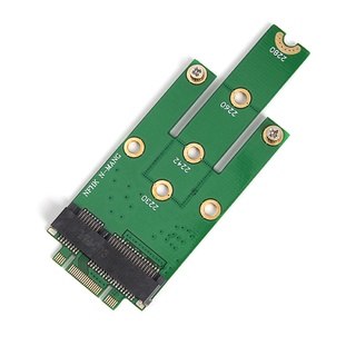 Ngff M.2 B + M Key to mSATA Mini PCI-E PCI-Express SATA 3.0 SSD macho convertidor tarjeta adaptador para 2242/2260/2280 m2 ngff SSD livehouse
