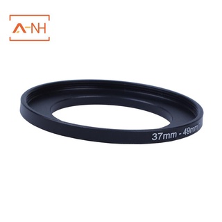 piezas de la cámara 37mm-49mm lente filtro paso arriba anillo adaptador negro