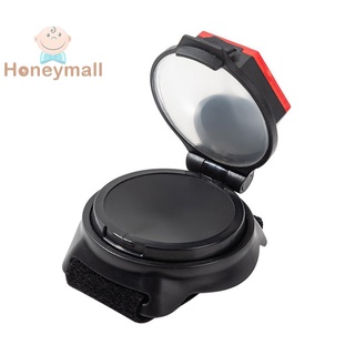 Honeymall - Reflector de visión trasera para bicicleta, carga USB, ajustable, accesorios de bicicleta
