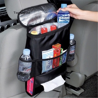 [topaugust] nueva mochila de asiento de coche organizador de bebé aislado bebidas enfriador bolsa de almacenamiento de viaje,.