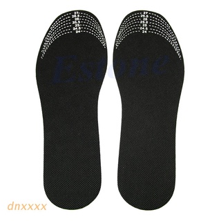 dnxxxx unisex saludable de bambú carbón desodorante cuidado de los pies insertos almohadillas de zapatos plantillas caliente