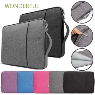 WONDERFUL 13.3 14 15.6 inch Portable Laptop Handbag Fashion Protective Pouch Laptop Sleeve Case Universal Large Capacity Shockproof Ultra Thin Notebook Cover/Multicolor