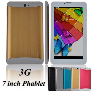 7 pulgadas 3G Phablet Android MTK6572 Dual Core GHz 512MB RAM 4GB ROM 3G llamada de teléfono GPS Bluetooth WIFI Tablet PC 706