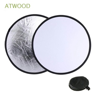 ATWOOD Pratical Backgrounds Nylon Cloth Tiny Reflector Reflector Portable Multi Functional With Storage Bag Photo Studio Indoor 2 In1 Camera Accessories