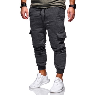 pantalones cortos para hombre con bolsillo lateral/pantalones largos deportivos elásticos