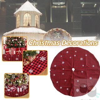 Falda roja y negra Para decoración De árbol De navidad/árbol/varios De nieve/decoración De navidad
