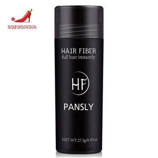 pansly fibras de pelo queratina engrosamiento spray de construcción de pelo fibras productos de pérdida peluca instantánea polvos de rebrote negro