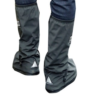 impermeable motociclista reflectante lluvia botas zapatos calzado impermeable cubierta (1)