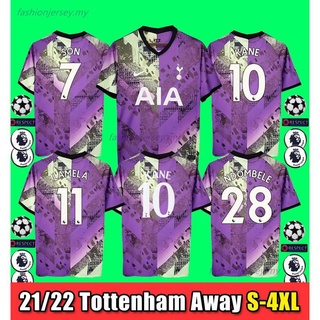 2021-22 Tottenham Spurs Away Talla S-4XL Camiseta de fútbol 21/22 Camiseta de fanáticos de hombre de manga corta