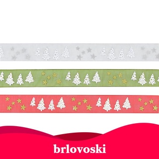 [brlovoski] Cintas De cinta De satén con alambre De 5.5 Metros Para decoración navideña/manualidades/diy/decoración/regalo