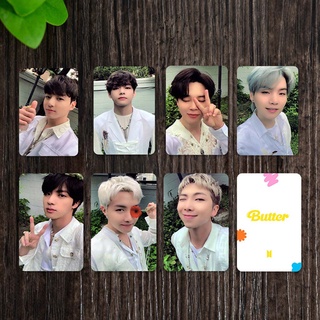 7 unids/set KPOP BTS Photocards mantequilla álbum Lomo tarjetas Jimin V Jungkook RM Jin Suga JHope tarjeta pequeña postales papel (2)