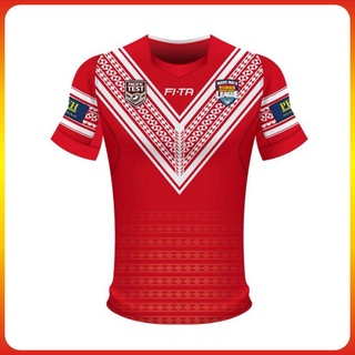 Camiseta De Rugby Para Adultos 2018-2019 Tonga Home
