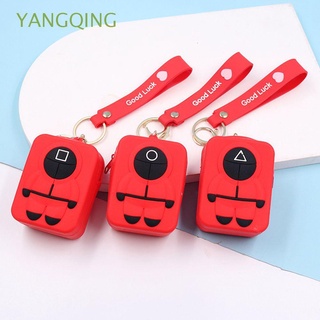 Mini monedero De silicón para niños yangqing/PVC con campana/cartera multicolor