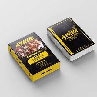 54 unids/caja ATEEZ Photocard 2021 cero: fiebre Part.2 álbum LOMO tarjeta fotográfica postal (STOCK listo) (4)