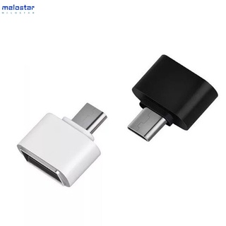 Usb-C tipo C hembra a Micro USB macho adaptador convertidor conector melostar