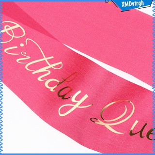 Birthday Queen Birthday Satin Sash Funny Birthday Party Sash Birthday Gifts Party Favors, Supplies and Decorations