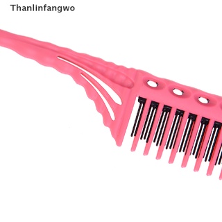 [tfnl] 1 pza peine de 3 filas dientes de 3 filas peine de cola de rata peine peinado peinado peine cepillo asf (6)