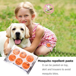 [hst] juego de parches repelentes de mosquitos 300 pzs lindo cara sonrisa anti mosquitos