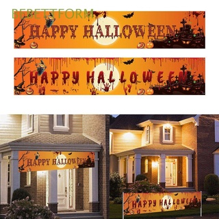BEBETTFORM Polyester Hanging Banner Home Decor Foldable Happy Halloween Party Backdrop Outdoor Photography Props 250cm Flag (1)