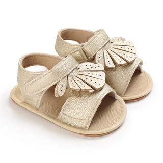 ♠Wd❈Sandalias para niños, verano de Color sólido hueco zapatos de caminar calzado para niñas, negro/rosa/dorado/café, 0-12 (3)