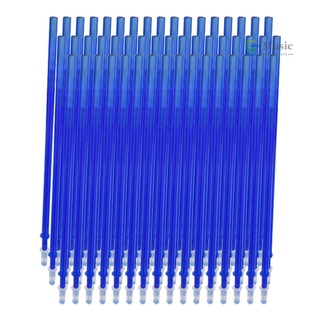 50 Piezas De Tinta Azul Borrable Gel Pluma Recargas Punto Fino 0,5 Mm Reemplazo De Bolígrafos De Para Borrar Oficina Escuela Escritura Papelería Suministros