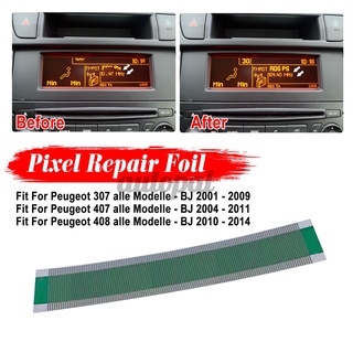para peugeot 307/407/408 multi info diplay pixel repair foil (2)