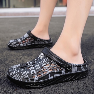Npjx Crocs hombres mujeres sandalias Size36-46 al aire libre zapatillas Ultra ligero cómodo zapatos de playa (6)